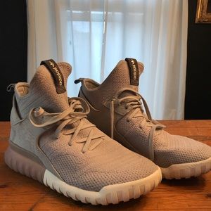 Adidas Tubular X PK Primeknit Gray Size 10